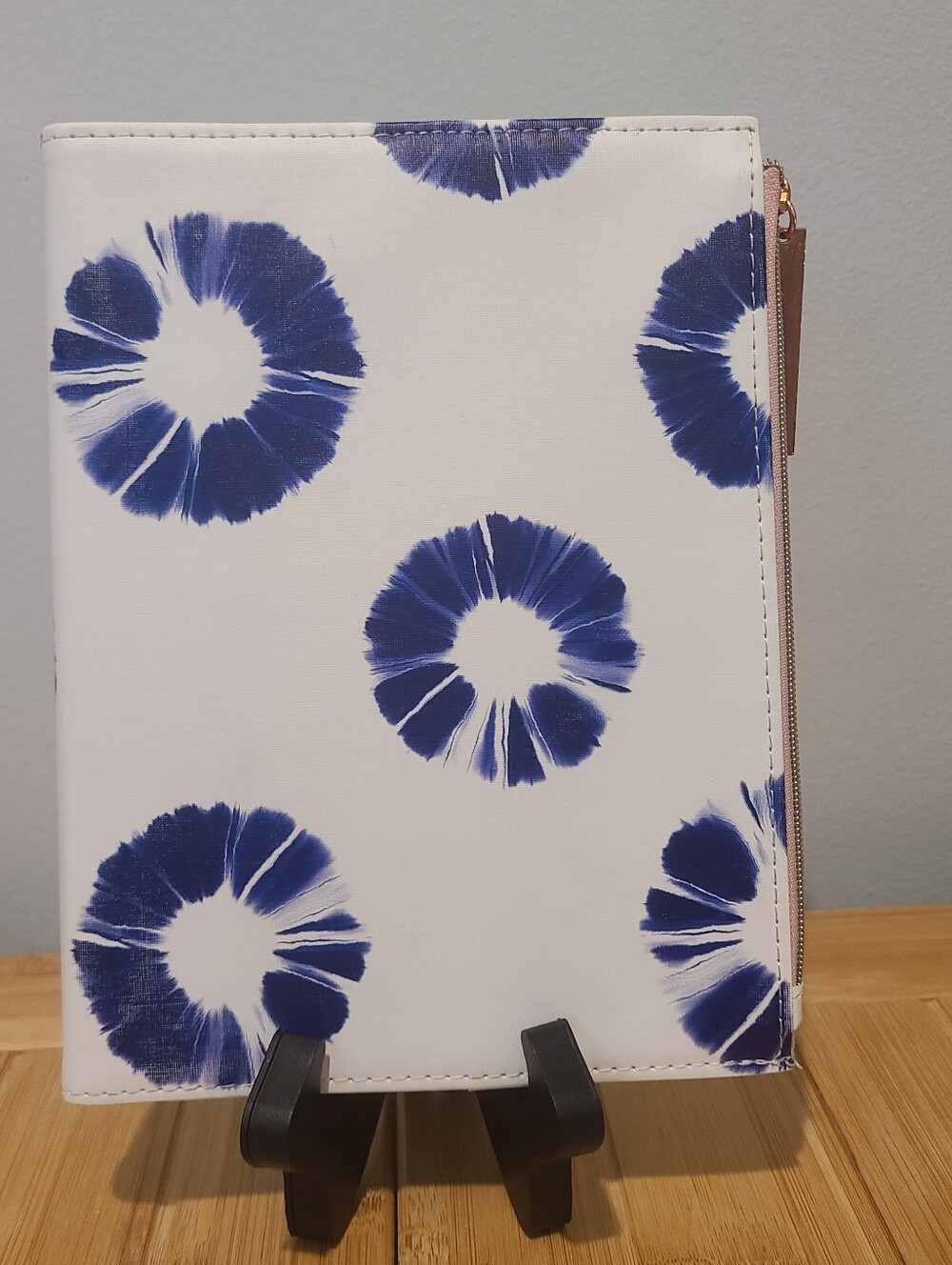 Tie Dye Lined Journal with Zippered Pouch